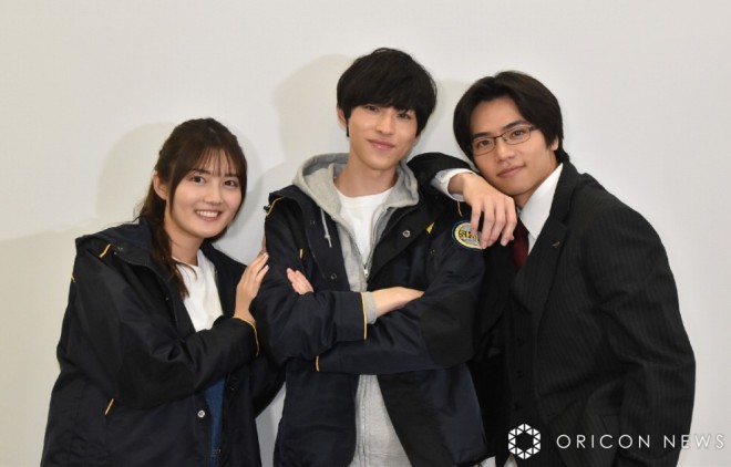 Kaho Mizutani, Yuki Totsuka, and Noboru Kaneda appear in the new TV series 'Ultraman Arc' (from left to right) 