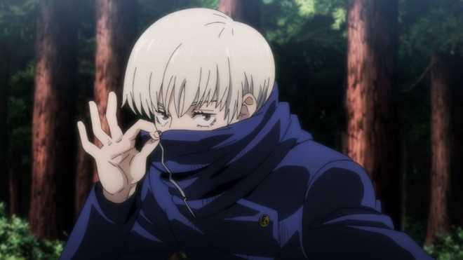 Toge Inumaki getting ready Cursed Speech in via JJK EP18