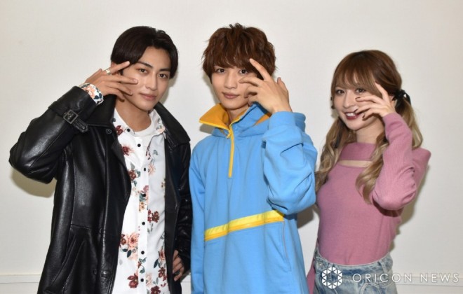 Yusuke Hino, Hidekazu Chinen, and Nozomi Miyabe star in Kamen Rider Gavv. (C) ORICON NewS inc.