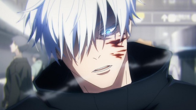 Gojo has trouble breathing after the Domain Expansion via JJK EP33 (season2)