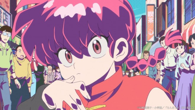 Ranma Scene Cut from the New TV Anime "Ranma 1/2"