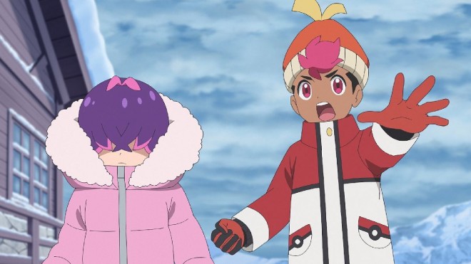 Scene from the Pokémon anime
