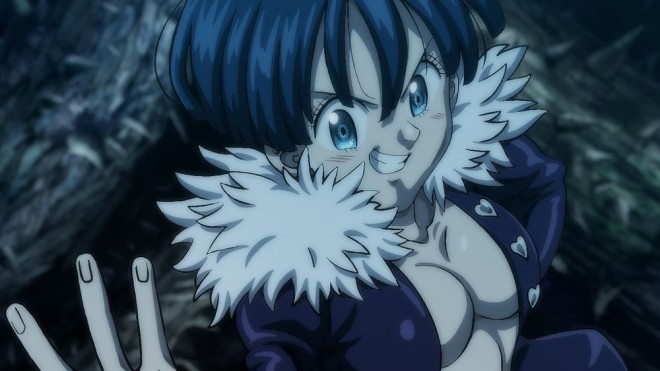 Scene cuts from the anime The Seven Deadly Sins: Four Knights of the Apocalypse