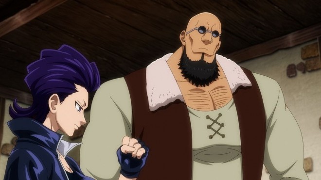 Scene cuts from the anime The Seven Deadly Sins: Four Knights of the Apocalypse