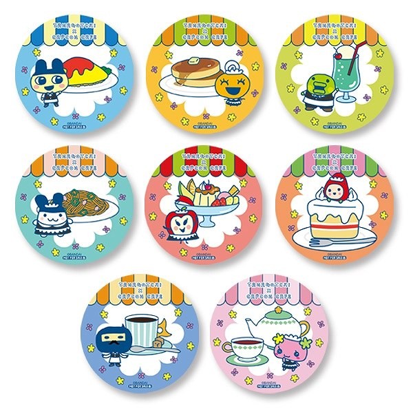Tamagotchi x Capcom collaboration coasters