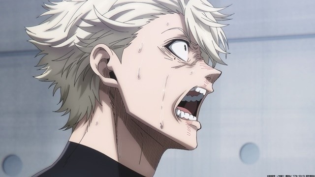 Kira exposes his turbulent emotions in front of Blue Rock's rules. via BLUELOCK EP2