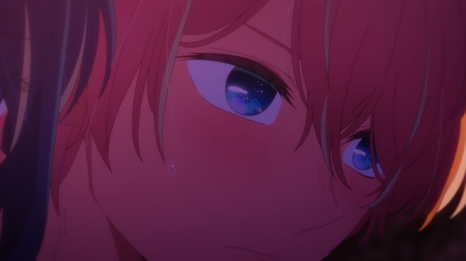 Aqua via Anime "Oshi no Ko" scene cut