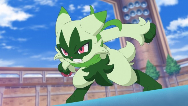 Scene from the Pokémon anime