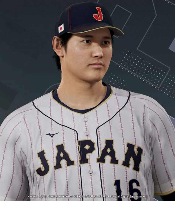 Shohei Ohtani, faithfully recreated in 'Professional Baseball Spirits 2024-2025'