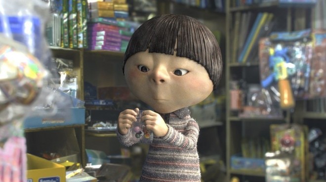 A scene from Toei Animation’s full-CG short film Magic Candies