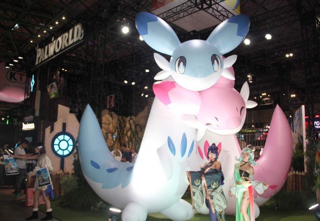 Palworld booth at Tokyo Game Show 2024