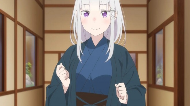 Emilia via anime "Re:Zero" season3