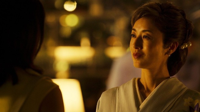 Scene still of Reina from "Like a Dragon: Yakuza"