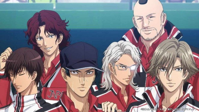 Scene from The New Prince of Tennis U-17 World Cup Semifinal (C) Takeshi Konomi/Shueisha, NAS, The New Prince of Tennis Project