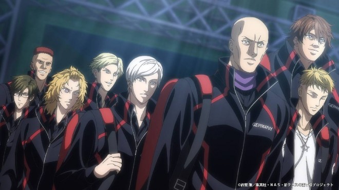 Scene from The New Prince of Tennis U-17 World Cup Semifinal (C) Takeshi Konomi/Shueisha, NAS, The New Prince of Tennis Project