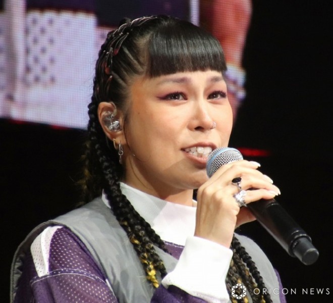 AI appeared at the "Dragon Ball Daimatsuri" World Premiere Screening with a Stage Greeting (C) ORICON NewS inc.