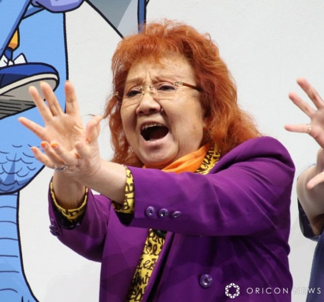 Masako Nozawa, A scene from the "Dragon Ball Daimatsuri" world premiere screening event with a stage greeting (C) ORICON NewS inc.