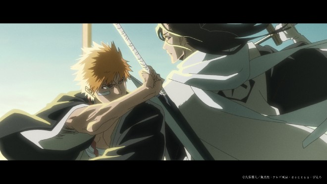 Scene cut from the 'BLEACH' 20th anniversary PV (C) Tite Kubo / Shueisha, TV Tokyo, dentsu, Pierrot