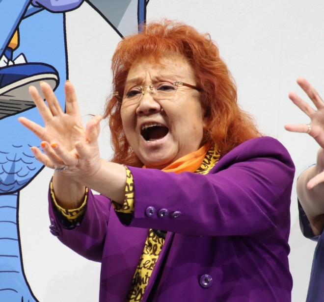 Masako Nozawa at the world premiere screening event for "Dragon Ball Daimatsuri" (C) ORICON NewS inc.