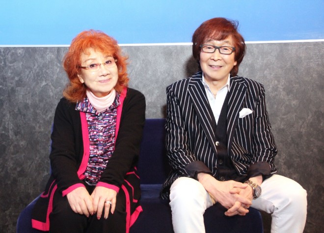 (From left) Masako Nozawa, Toshio Furukawa (C) ORICON NewS inc.