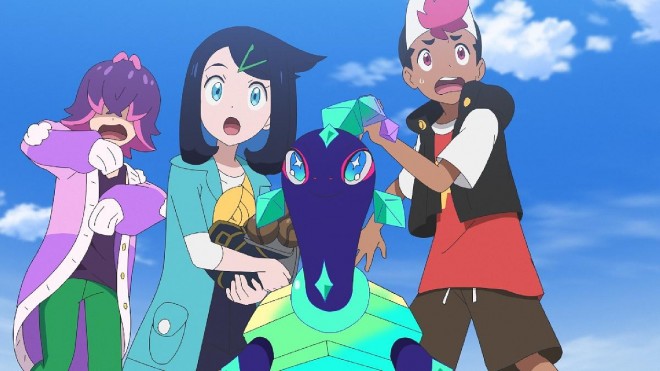 Scene from the Pokémon anime