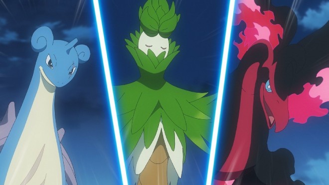 Scene from the Pokémon anime