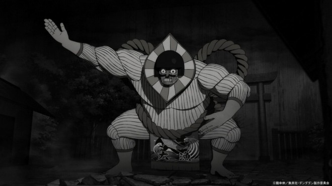 Flatwoods Monster via Anime Dandadan EP2