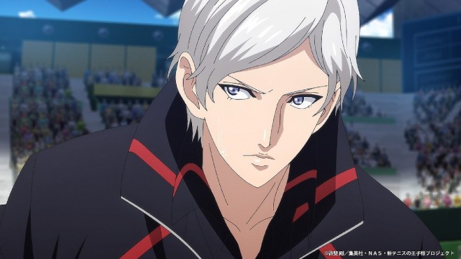 Scene from The New Prince of Tennis U-17 World Cup Semifinal (C) Takeshi Konomi/Shueisha, NAS, The New Prince of Tennis Project