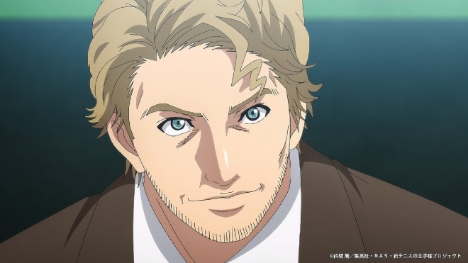 Scene from The New Prince of Tennis U-17 World Cup Semifinal (C) Takeshi Konomi/Shueisha, NAS, The New Prince of Tennis Project