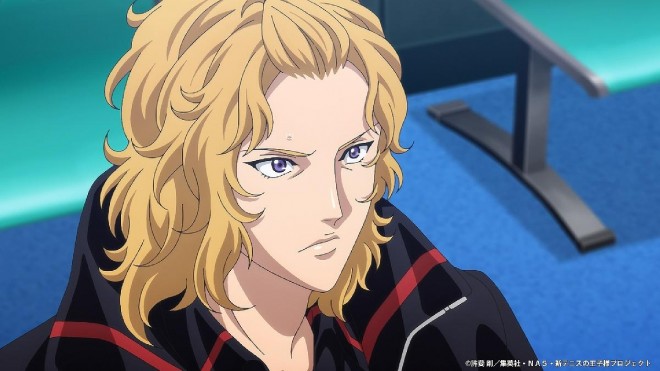 Scene from The New Prince of Tennis U-17 World Cup Semifinal (C) Takeshi Konomi/Shueisha, NAS, The New Prince of Tennis Project