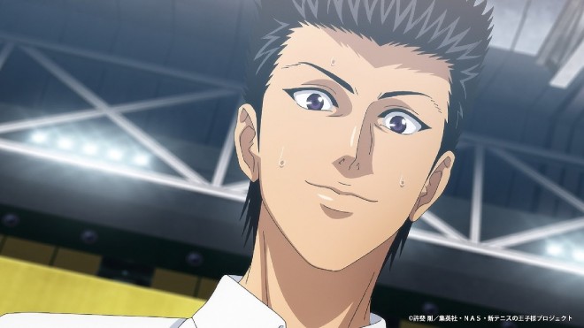 Scene from The New Prince of Tennis U-17 World Cup Semifinal (C) Takeshi Konomi/Shueisha, NAS, The New Prince of Tennis Project