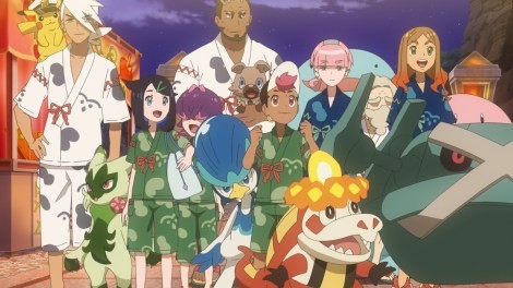 Scene from the Pokémon anime