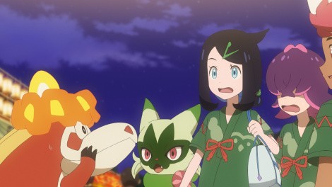 Scene from the Pokémon anime
