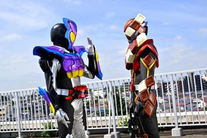 Gavv & Valen From Kamen Rider Gavv, Episode 7 © 2024 Ishimori Pro, TV Asahi, ADK EM, Toei