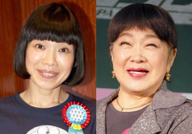 (From left) Wasabi Mizuta, Nobuyo Oyama (C) ORICON NewS inc.
