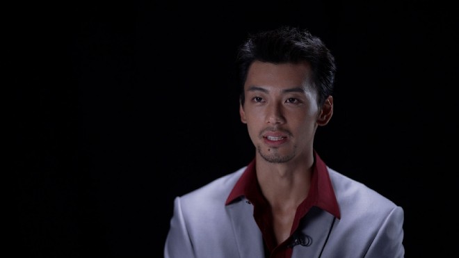 Ryoma Takeuchi (as Kazuma Kiryu) = Interview footage from Amazon Original drama 'Like a Dragon: Yakuza' (C) 2024 Amazon Content Services LLC or its Affiliates.
