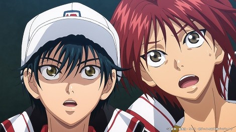 Scene from The New Prince of Tennis U-17 World Cup Semifinal (C) Takeshi Konomi/Shueisha, NAS, The New Prince of Tennis Project