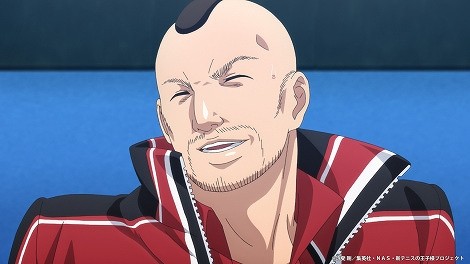 Scene from The New Prince of Tennis U-17 World Cup Semifinal (C) Takeshi Konomi/Shueisha, NAS, The New Prince of Tennis Project