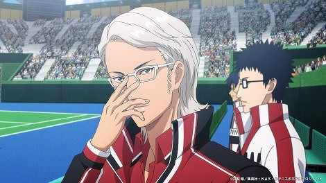 Scene from The New Prince of Tennis U-17 World Cup Semifinal (C) Takeshi Konomi/Shueisha, NAS, The New Prince of Tennis Project