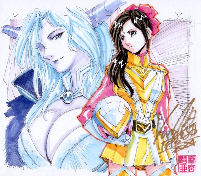 Live-Action 'Voltes V' Support Illustrations from Kia Asamiya