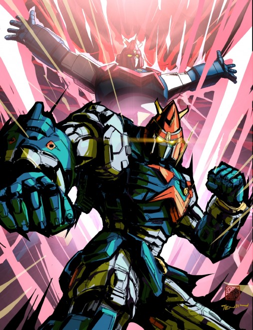 Live-Action 'Voltes V' Support Illustrations from Hidetaka Tenjin