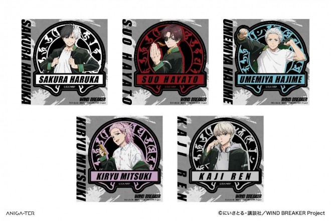 WIND BREAKER Merchandise Launches PC Stickers