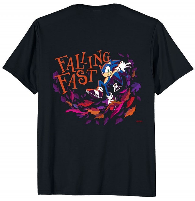 Halloween-themed Sonic the Hedgehog T-shirt from SEGA, available on Amazon Merch on Demand.