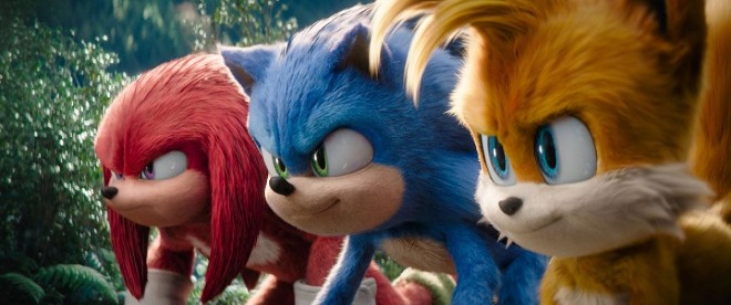 Shadow and Sonic bring the heat to Tokyo's Shibuya in Sonic × Shadow TOKYO MISSION (C) 2024 PARAMOUNT PICTURES AND SEGA OF AMERICA, INC