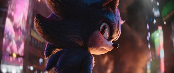 Shadow and Sonic bring the heat to Tokyo's Shibuya in Sonic × Shadow TOKYO MISSION (C) 2024 PARAMOUNT PICTURES AND SEGA OF AMERICA, INC