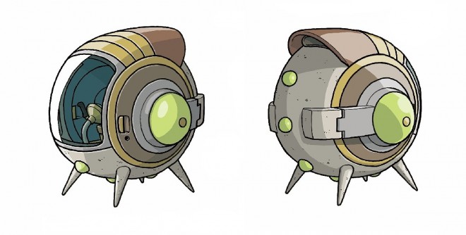 A small aircraft design from the world of Dragon Ball DAIMA