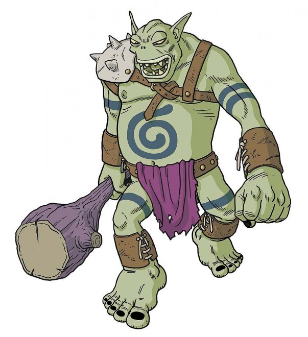 Design of the troll from Dragon Ball DAIMA, revealed at NYCC 2024