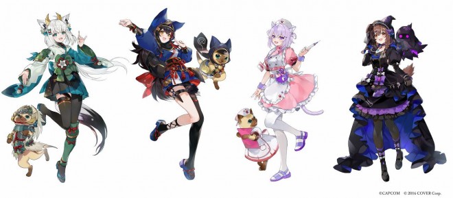 Monster Hunter x Hololive Original Collaboration Illustration