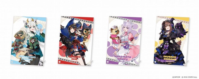 Monster Hunter x Hololive Acrylic Boards (4 types)