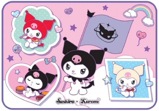 Sushiro Collaborates with Sanrio's Kuromi Collaboration Limited Blanket